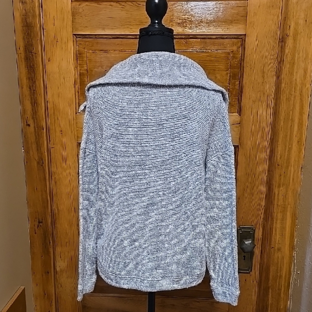 90 Degree By Reflex Women's Light Gray Long Sleeve Sweatshirt M - Picture 5 of 5